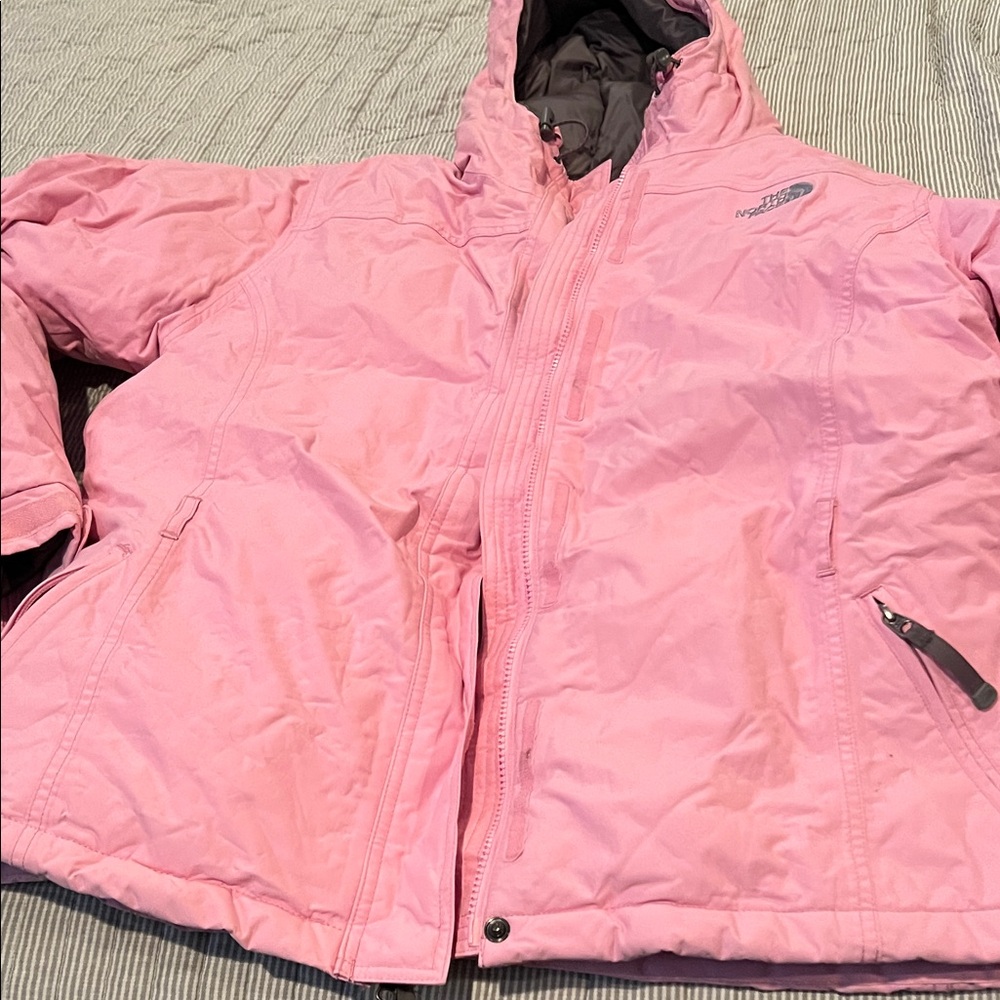 North Face down hooded jacket